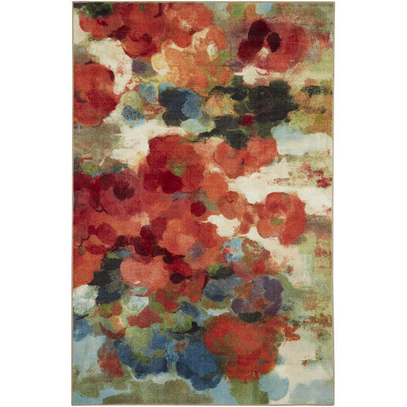 Andover Mills™ SantaCruz Abstract Tufted Multicolor Area Rug & Reviews